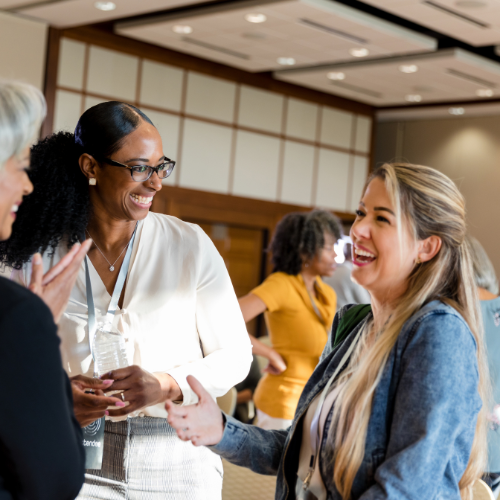 women networking