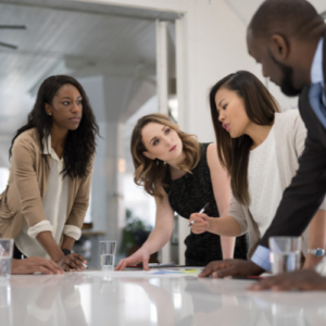 women in business meeting